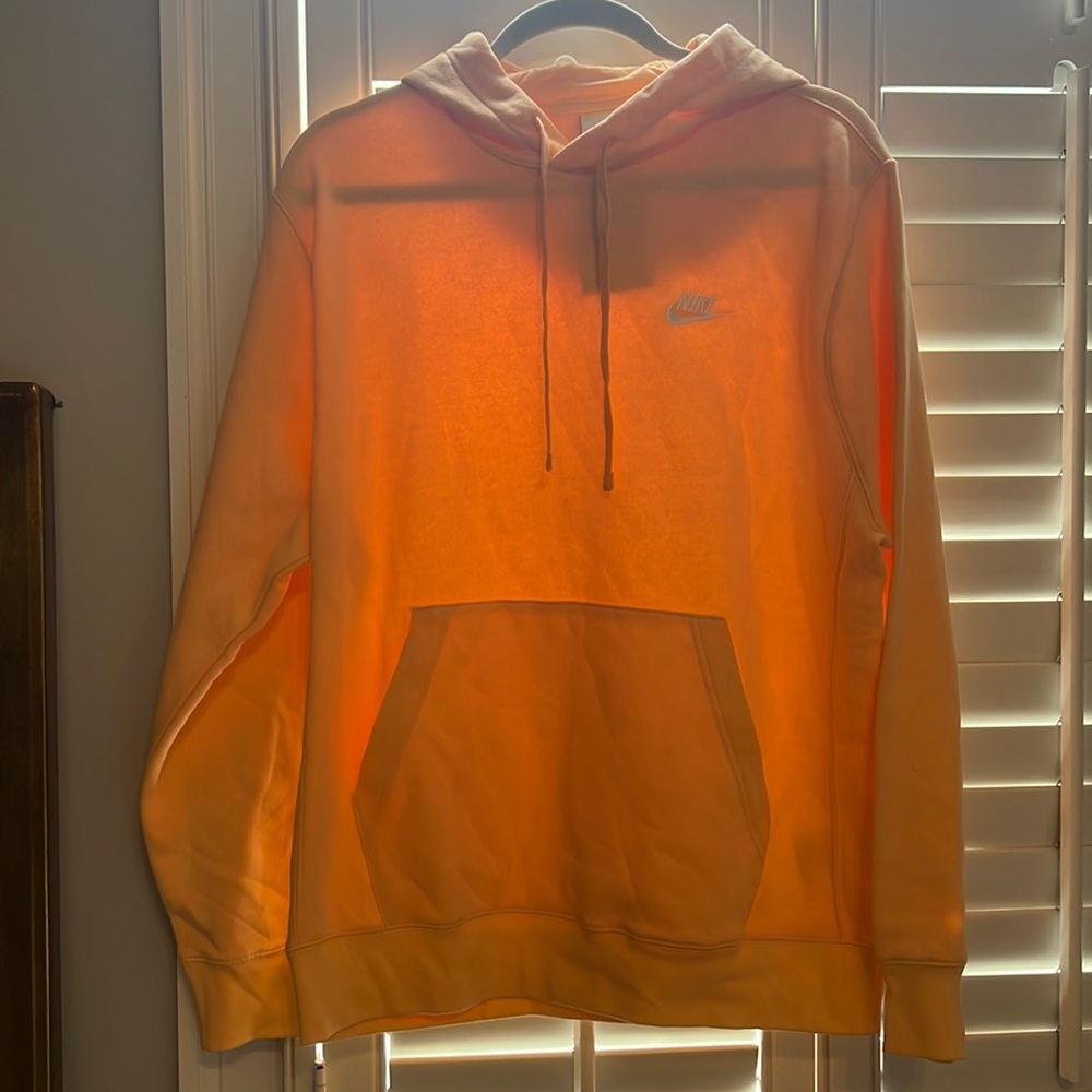 Light orange nike hoodie